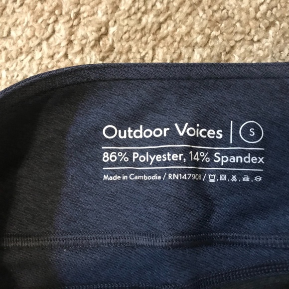 Outdoor Voices 7/8 Spring Leggings, Small - Picture 2 of 3